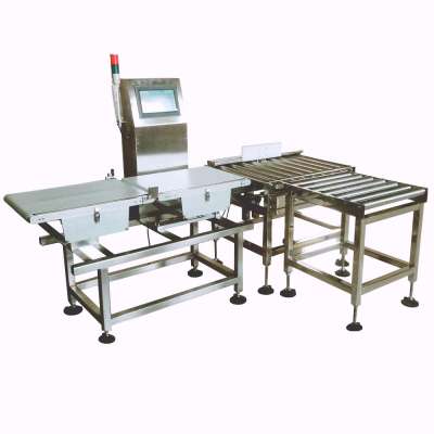 digital intellectual conveyor belt Check weigher checkweigher machine for bottles with rejection for industrial equipment