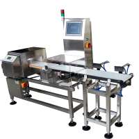 Combined metal detector for packaging line inline checkweigher check weigher weight machine