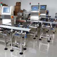 Industrial used metal detector checkweigher combination conveyor type with check weigher food industry