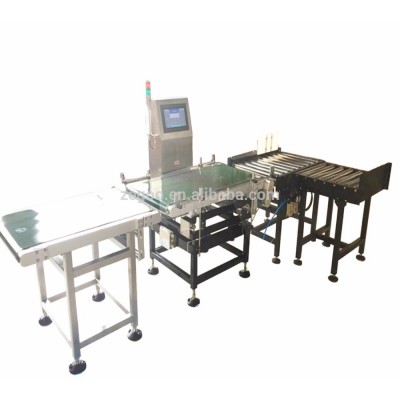 In-motion check weigher conveyor check weigh weight control device for carton and box auto rejector