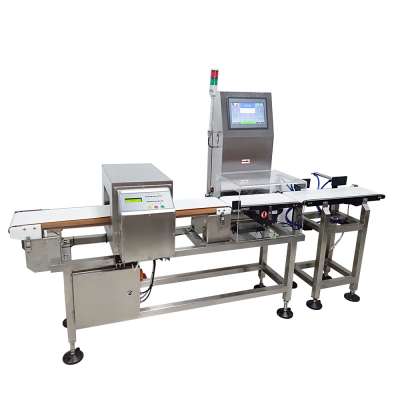 Conveyor Metal Detector Food Inspection Fish Weight Check Machine